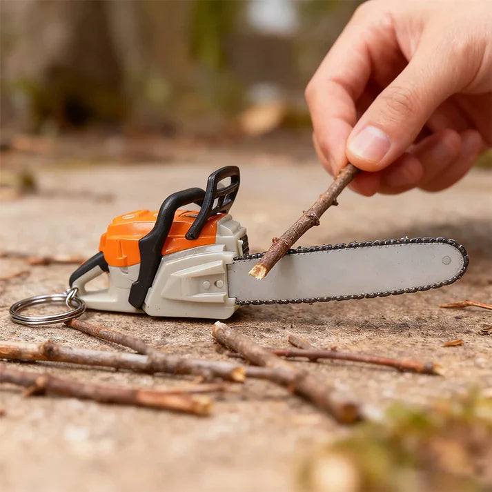 Chainsaw Keychain | Portable Chainsaw Key Ring