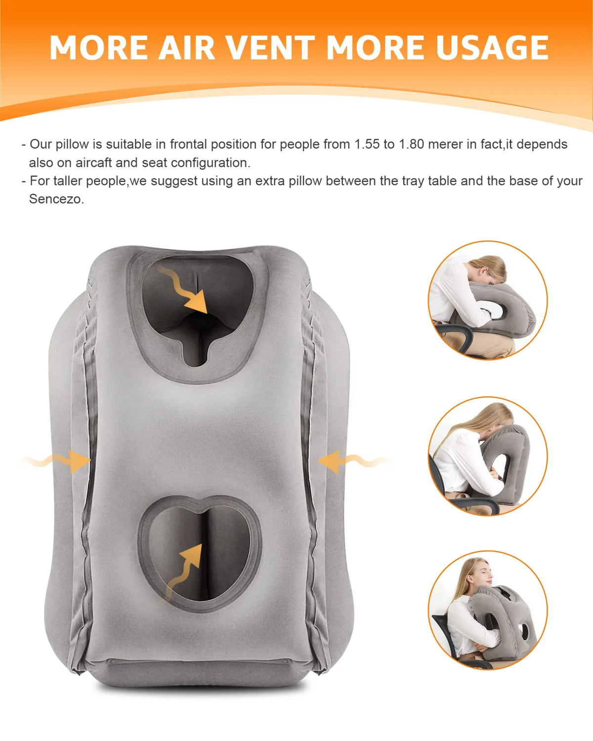 Inflatable Travel Pillow