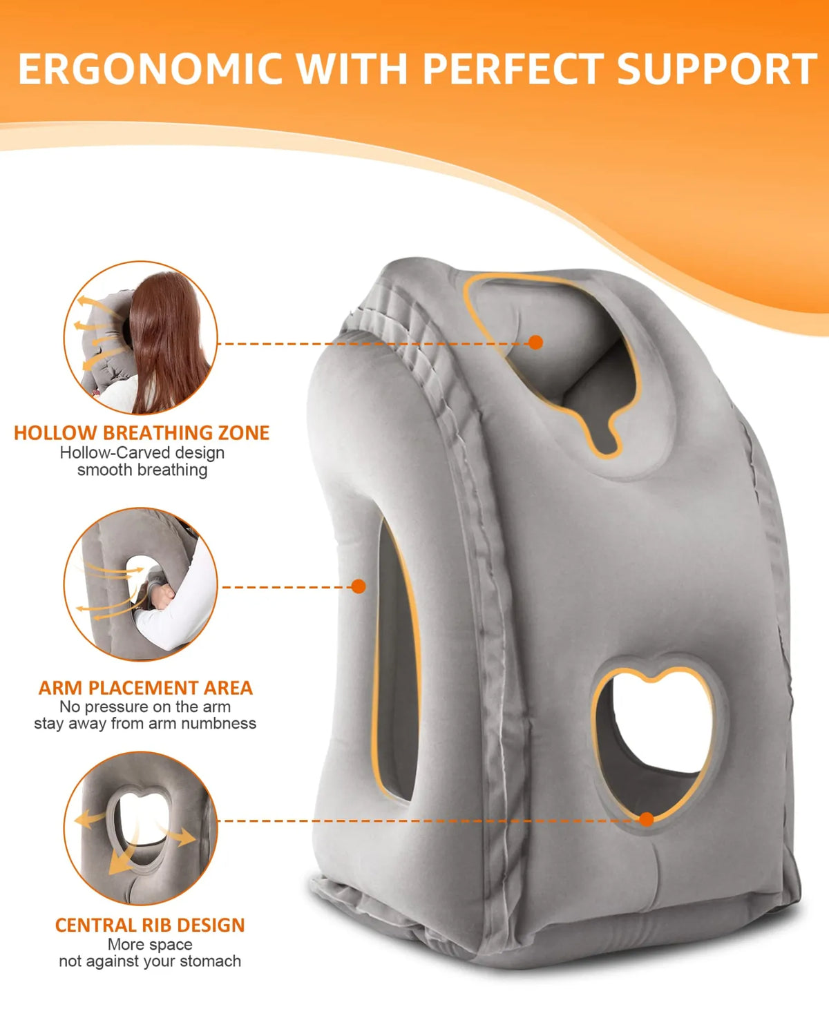 Inflatable Travel Pillow