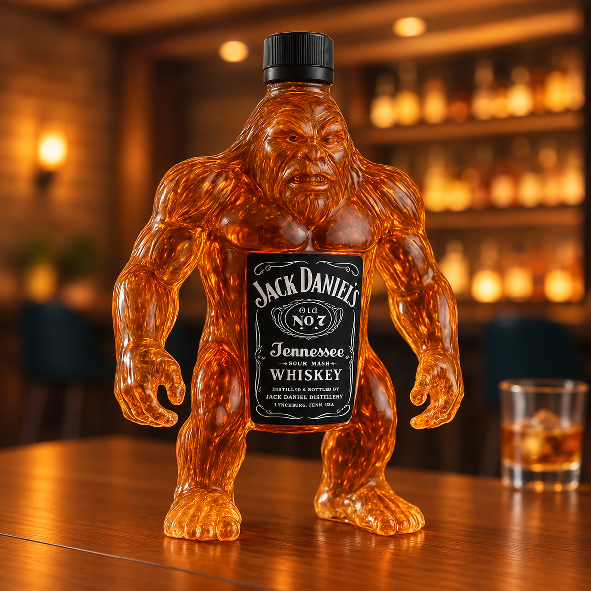 Bigfoot Whiskey Bottle