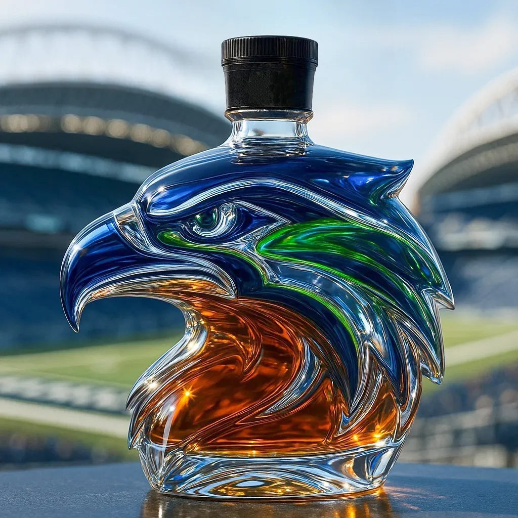 Seattle Seahawks Limited Edition Eagle Whisky Bottle