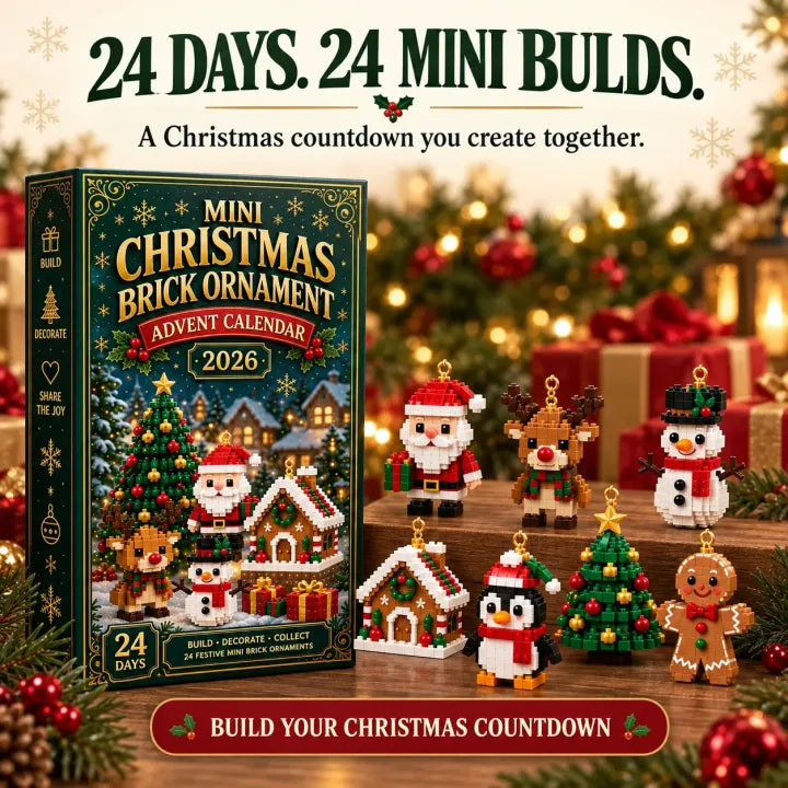 Christmas Brick Ornament Advent Calendar