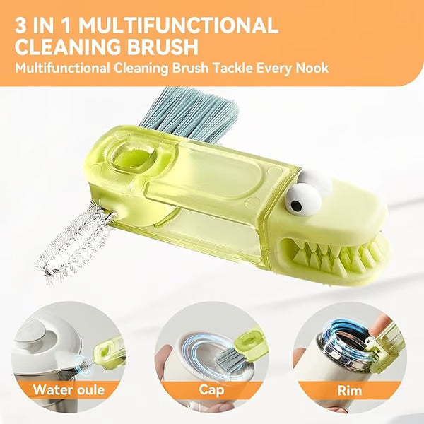 3-in-1 Crocodile Brush