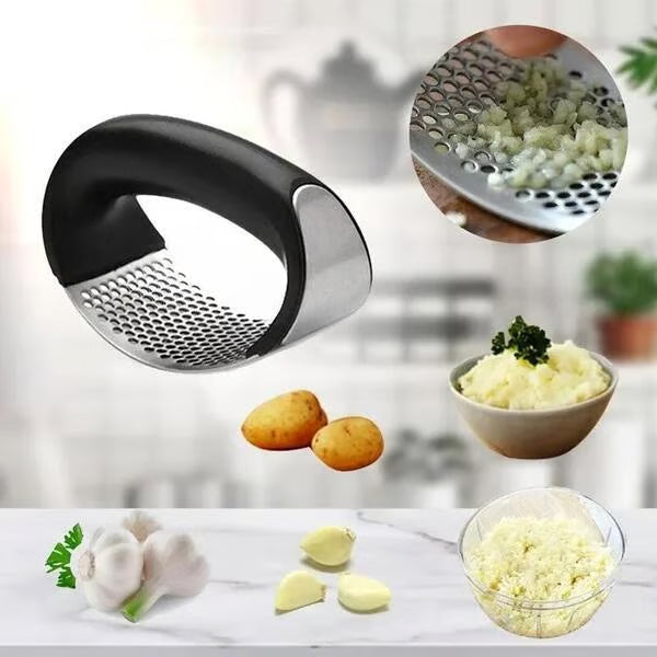 430 Stainless Steel Ring Garlic Press
