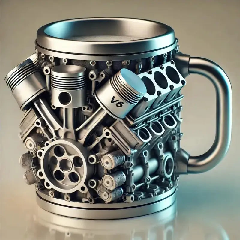 Engine V8 Stainless Steel Mug