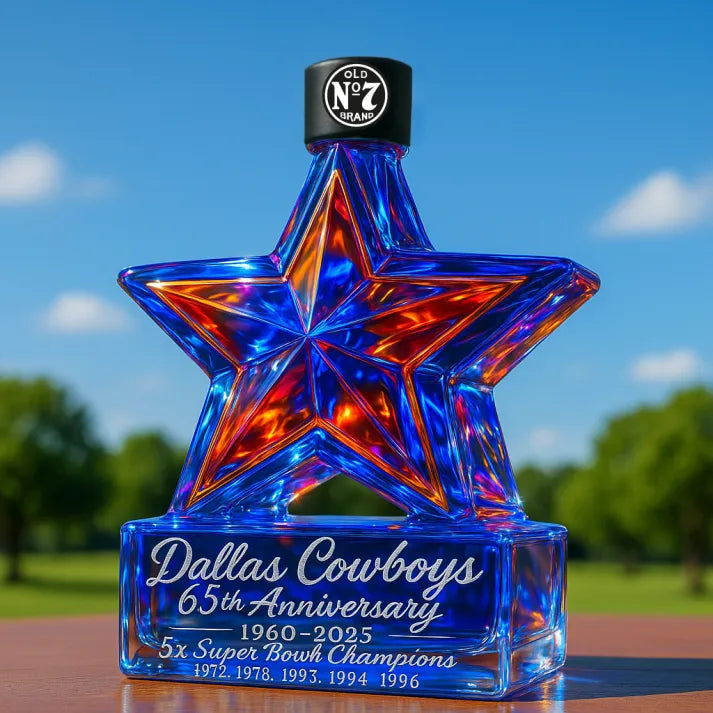 DAL 65th Anniversary Whiskey Bottle