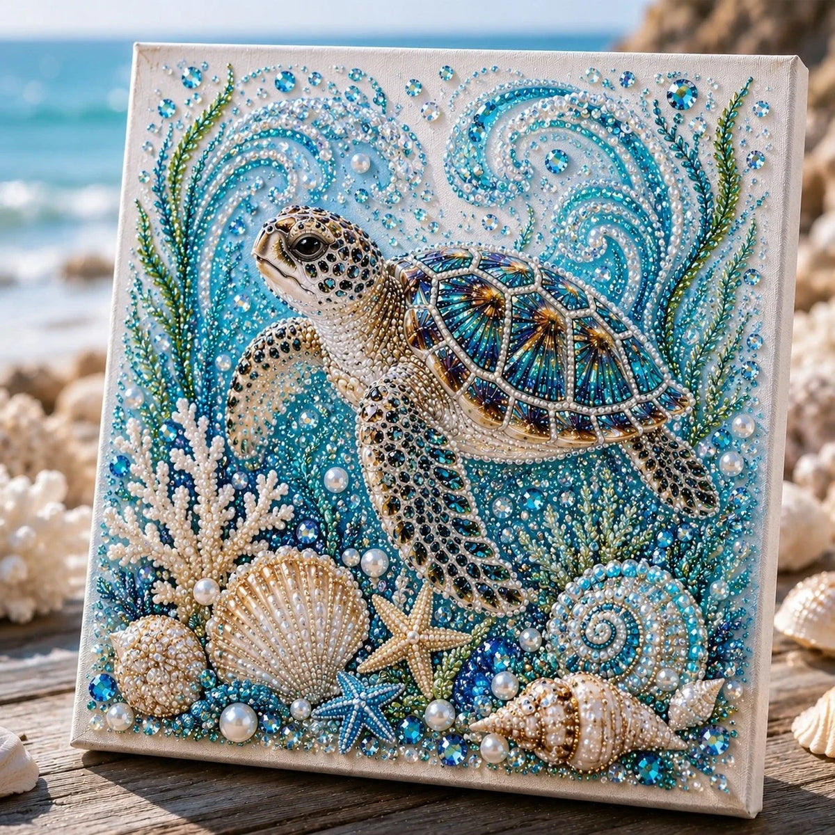 Ocean Theme Pearl Art DIY Kit