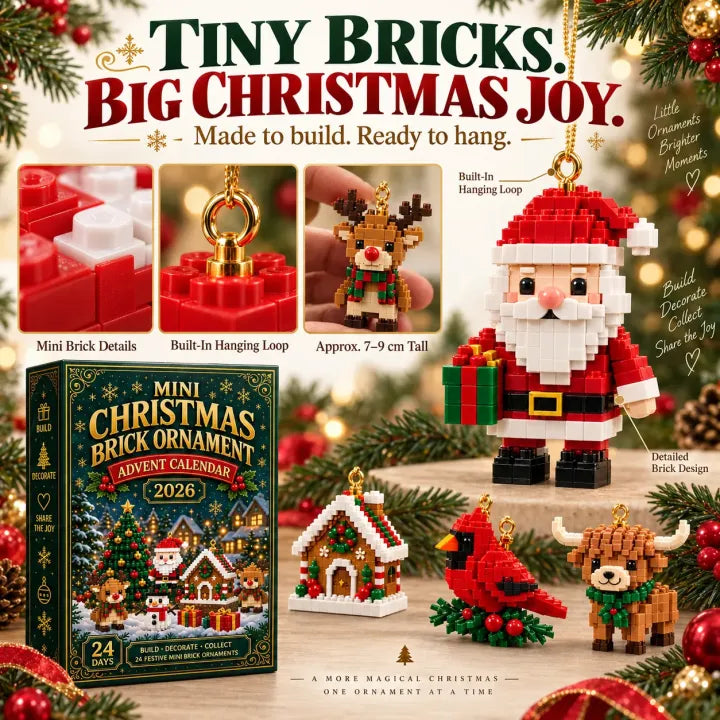 Christmas Brick Ornament Advent Calendar