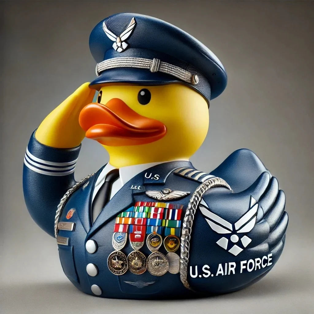 Handmade Veteran Tribute Duck