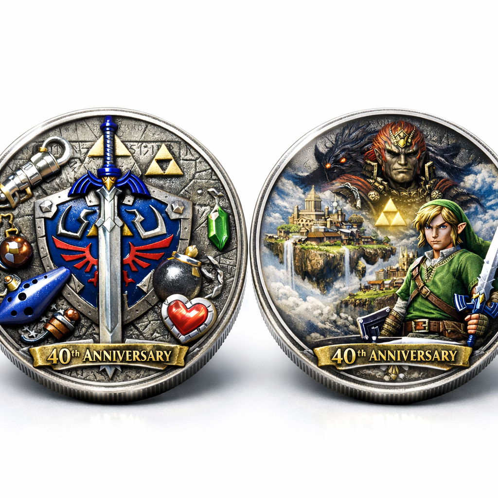 The Legend of Zelda 40th Anniversary Collector Coin