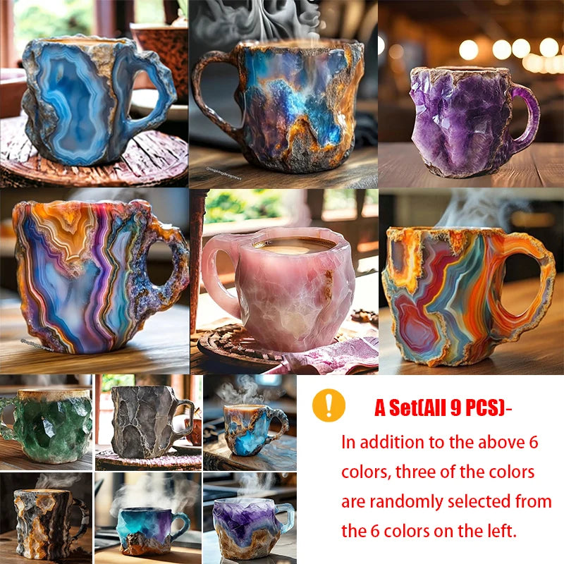 New Mineral Crystal Coffee Mugs