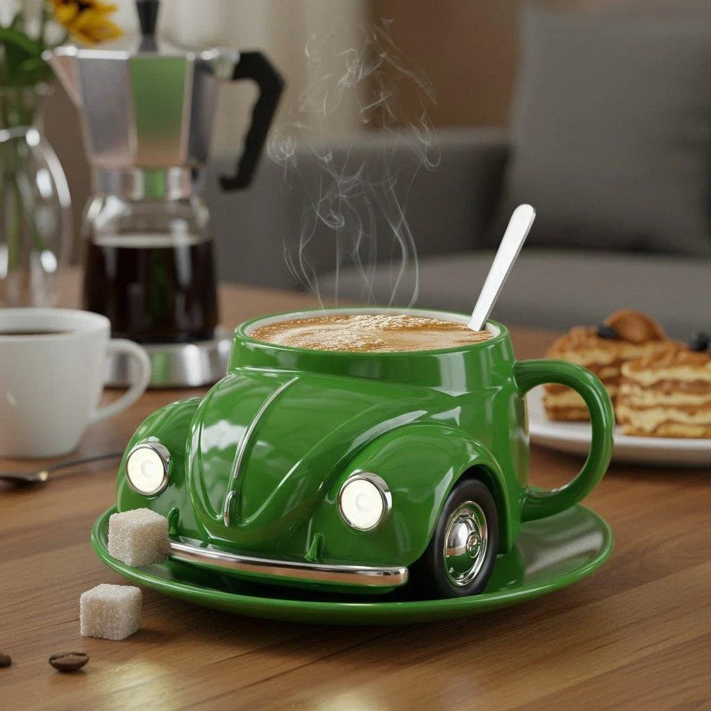 Handmade Beetle Coffee Mug