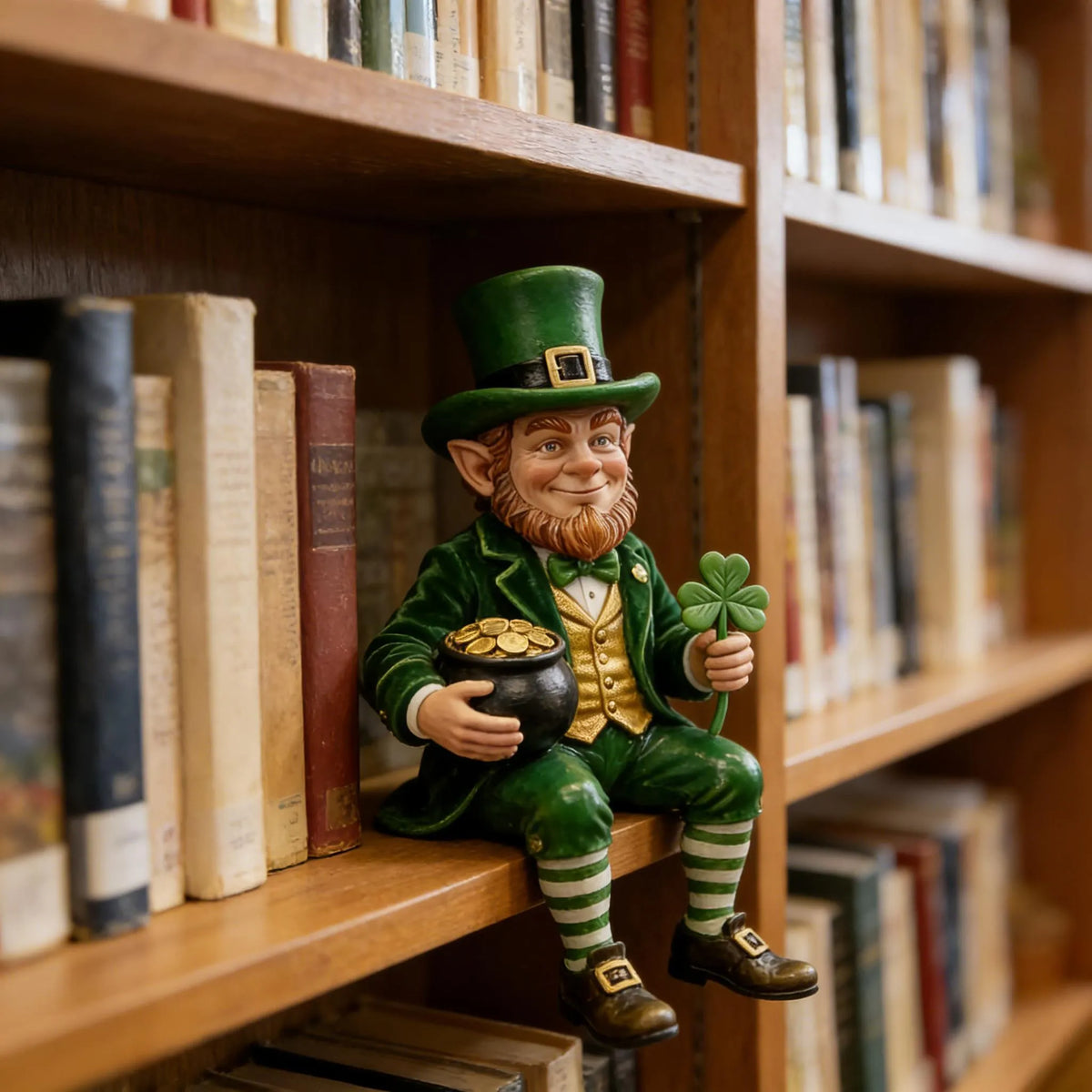 St. Patrick’s Day Leprechaun Decorative Figurine