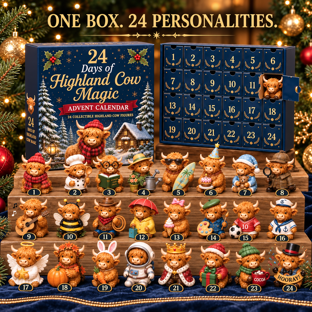 Highland Cow Advent Calendar
