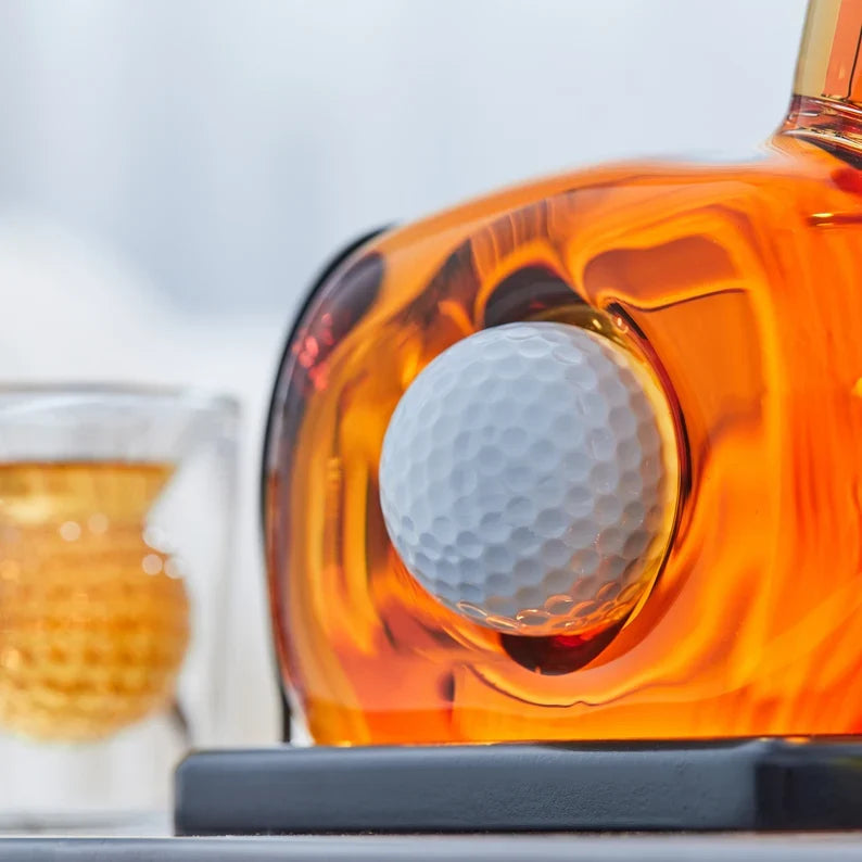Golf Whiskey Decanter Set