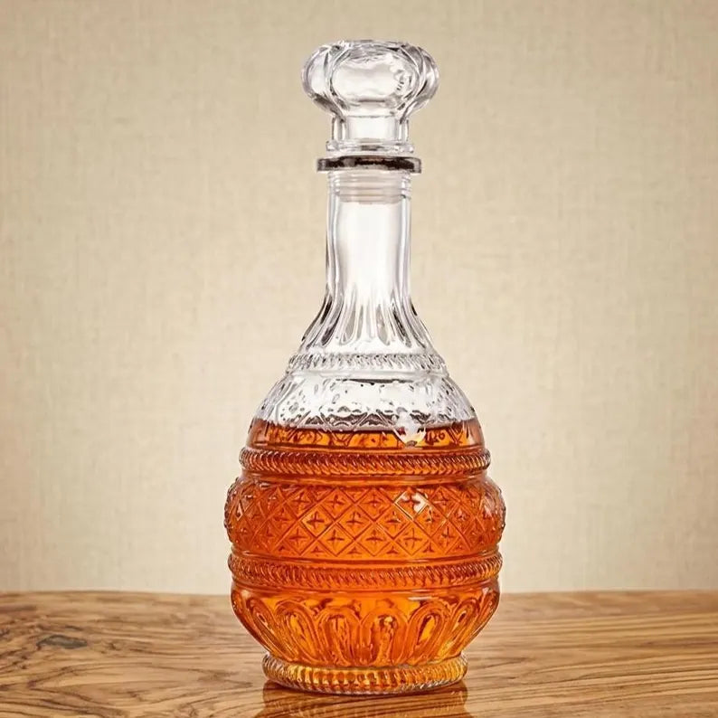 Vintage Crystal Whiskey Decanter