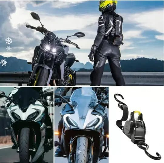 Upgraded 2025 Retractable Ratchet Strap