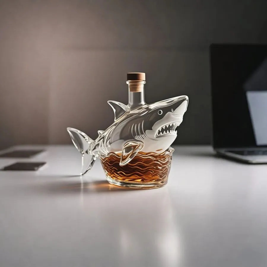 Jaws 50th Anniversary Limited Edition Whiskey Bottle