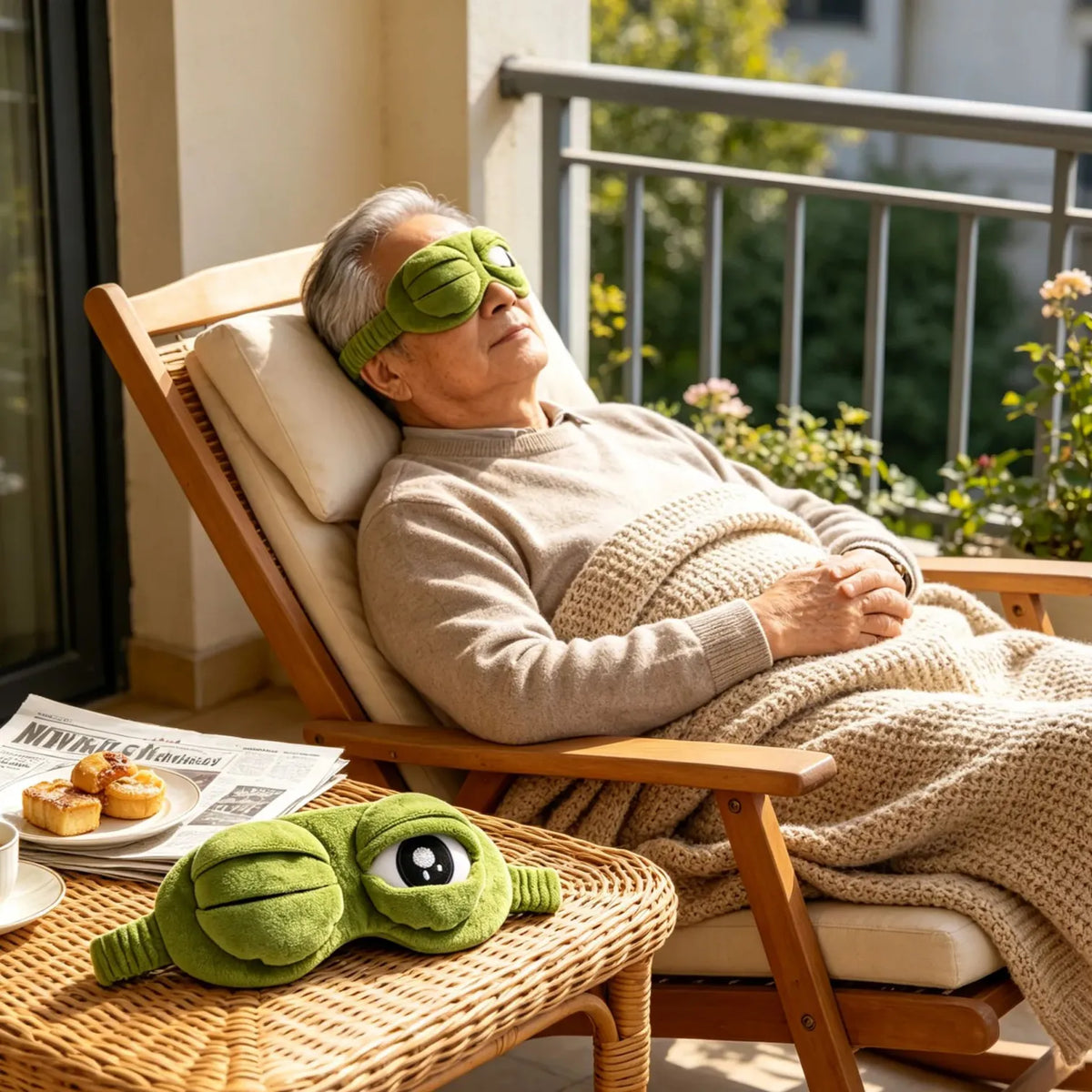 3D Cute Frog Sleep Eye Mask