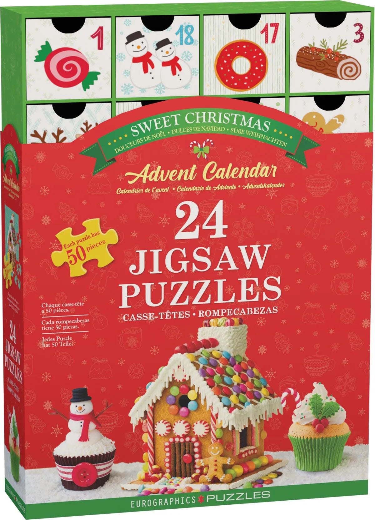 Christmas Advent Calendar Jigsaw Puzzle 1000pcs