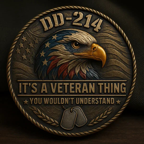 DD-214 – It’s a Veteran Thing Commemorative Coin